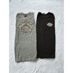 Harley- Davidson 2020 Tee Shirt Lot of Two, Size Large, Corpus Christi